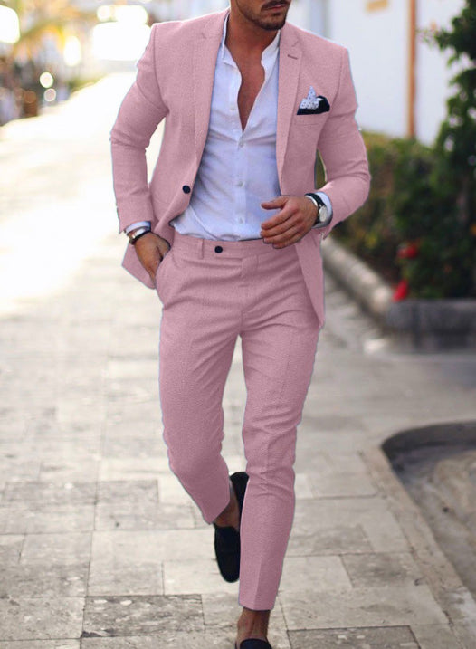 Men's Summer 2-Piece Wedding Guest Suit | Blazer and Trousers 6