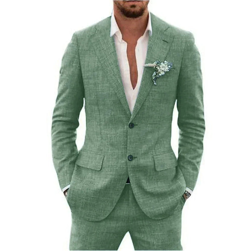 Men's Summer 2-Piece Wedding Guest Suit | Lightweight 0