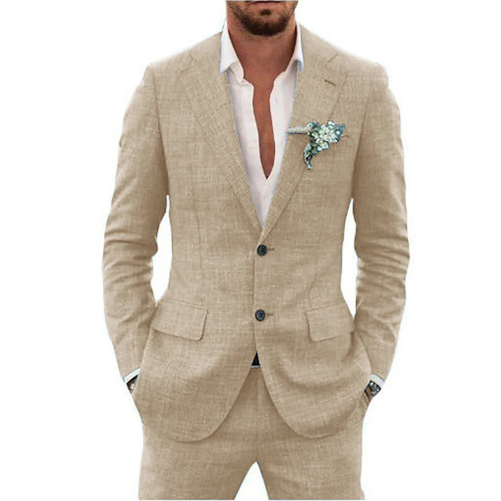 Men's Summer 2-Piece Wedding Guest Suit | Lightweight 5