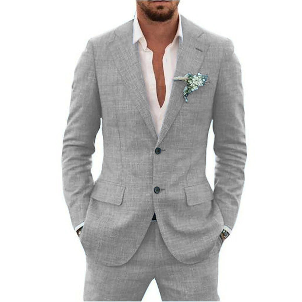 Men's Summer 2-Piece Wedding Guest Suit | Lightweight 6