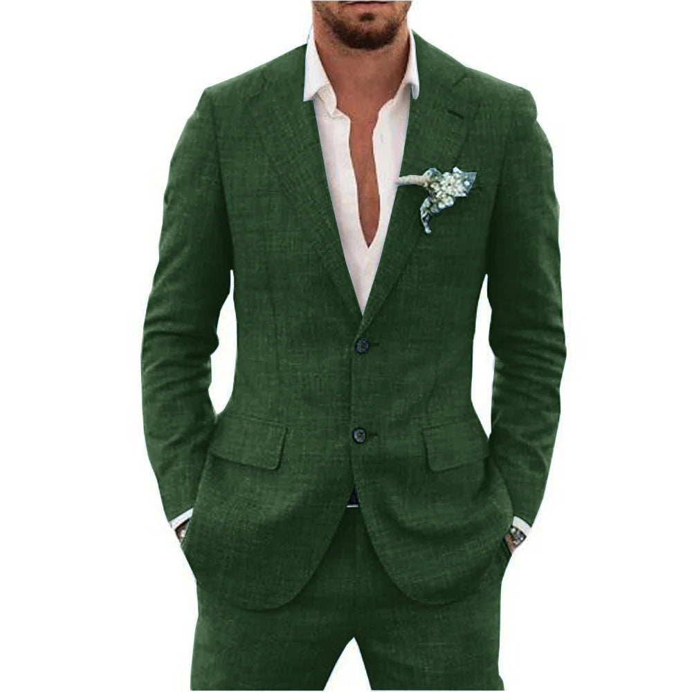 Men's Summer 2-Piece Wedding Guest Suit | Lightweight 7