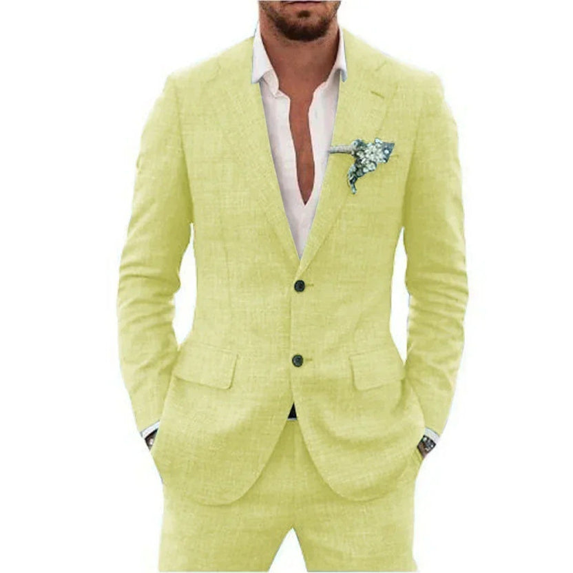 Men's Summer 2-Piece Wedding Guest Suit | Lightweight 8