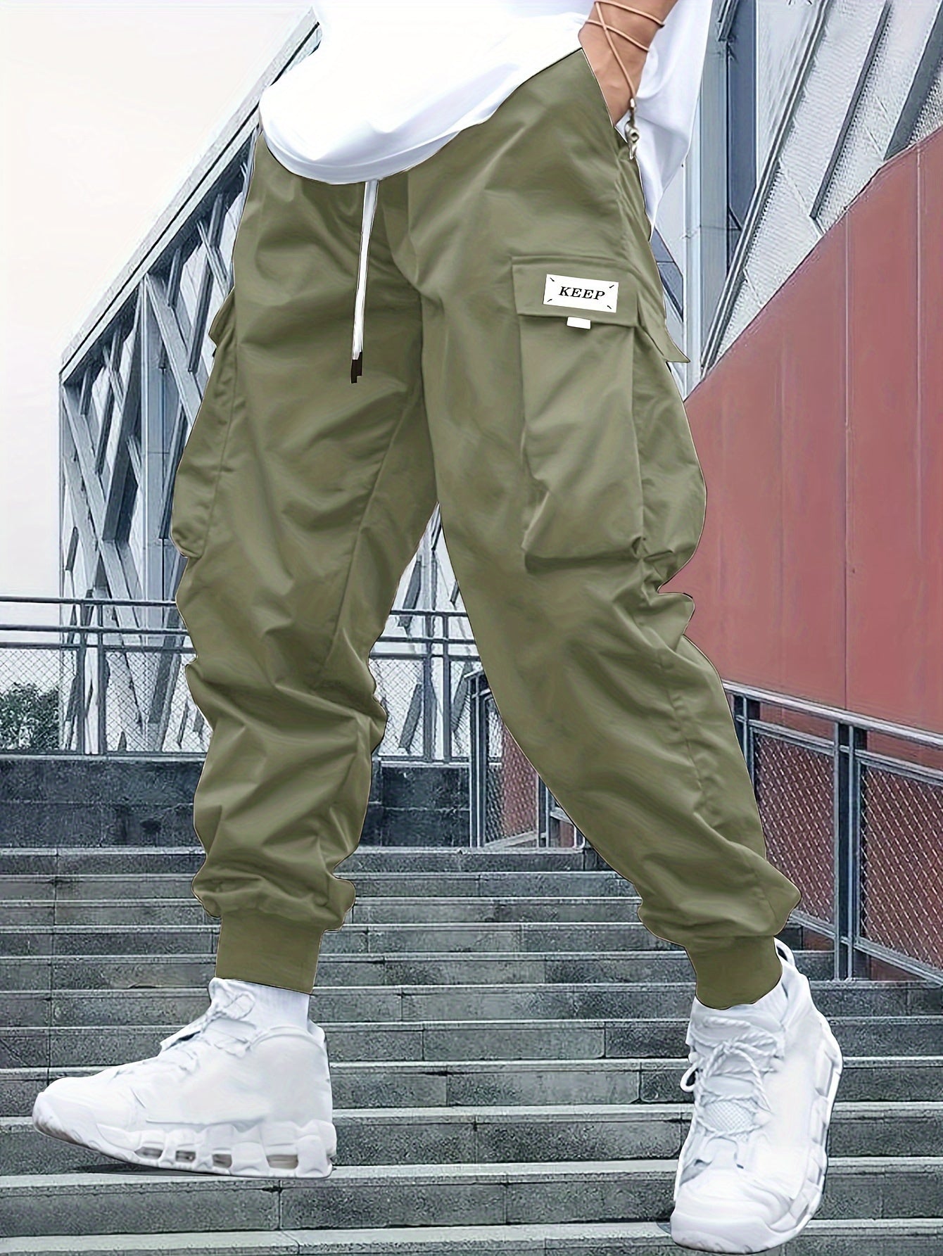 Men's cargo jogger pants 5