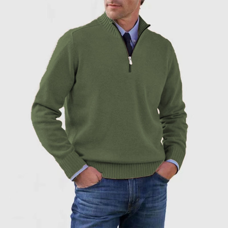 Men's half-zip sweater 9