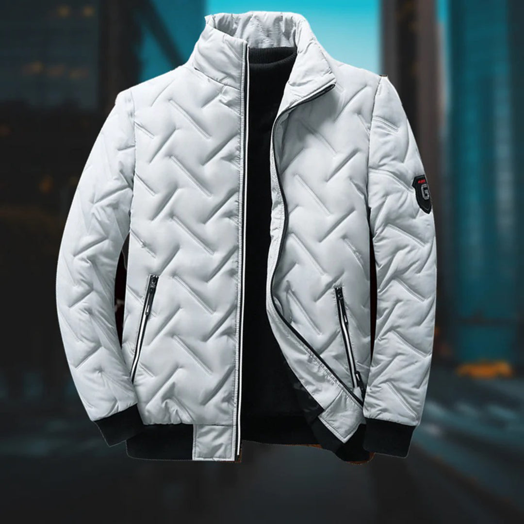 Men's high-neck quilted jacket 2