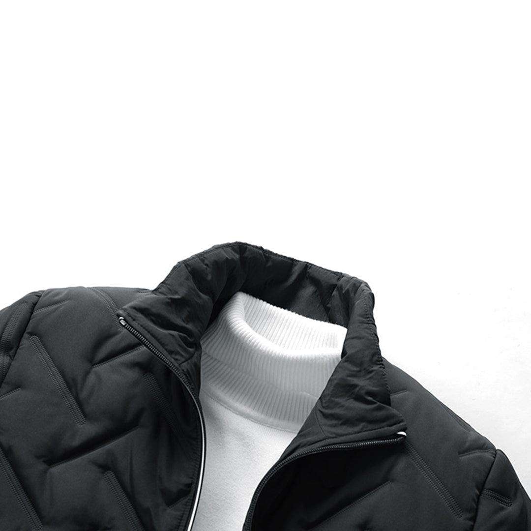 Men's high-neck quilted jacket 4