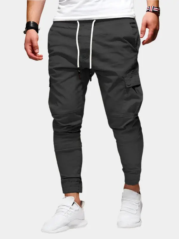 Men’s tapered jogger pants – slim fit stretch sweatpants for casual & active wear 10