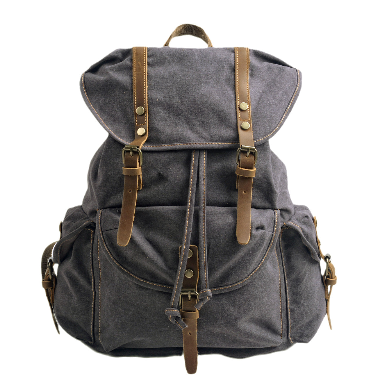 Military Canvas Backpack | INTERLAKEN 0