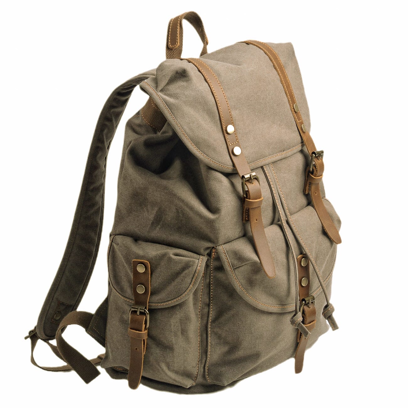 Military Canvas Backpack | INTERLAKEN 8