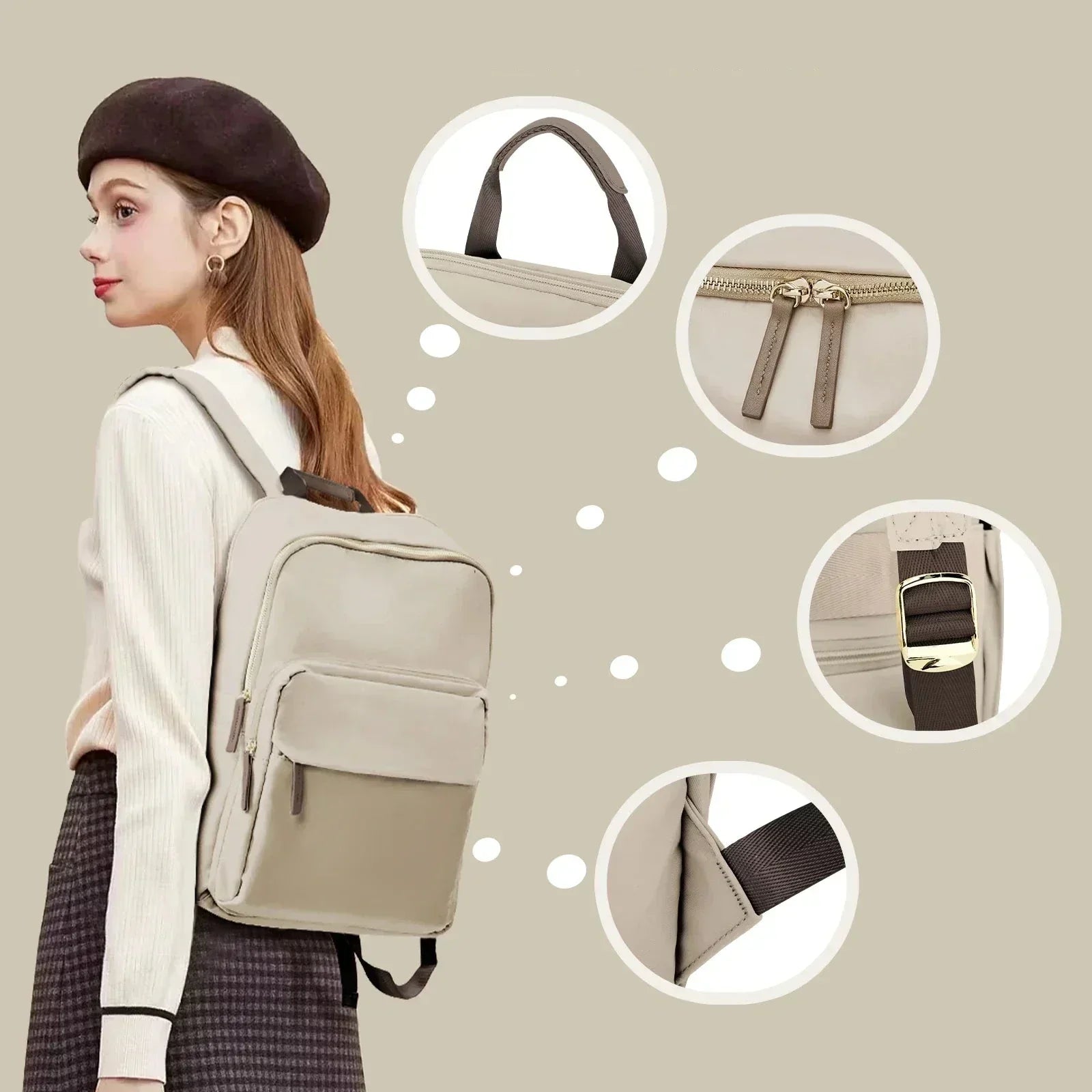 Unisex Travel Backpack | Water-Resistant Rucksack with Multiple Compartments 6