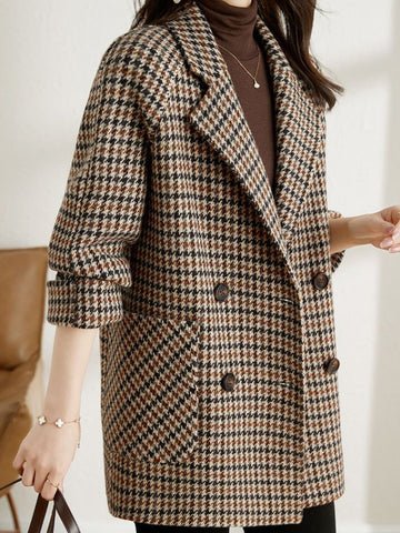 Plaid Oversized Blazer | Vintage Inspired | Tailored Fit | Casual & Office Chic 2