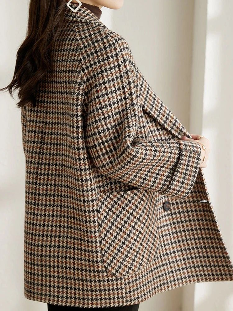 Plaid Oversized Blazer | Vintage Inspired | Tailored Fit | Casual & Office Chic 3