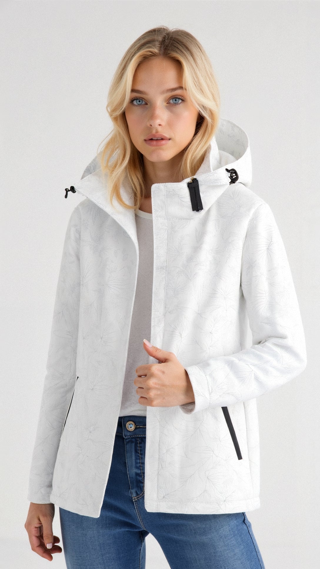Sanne Printed Outdoor Jacket with Hood 6