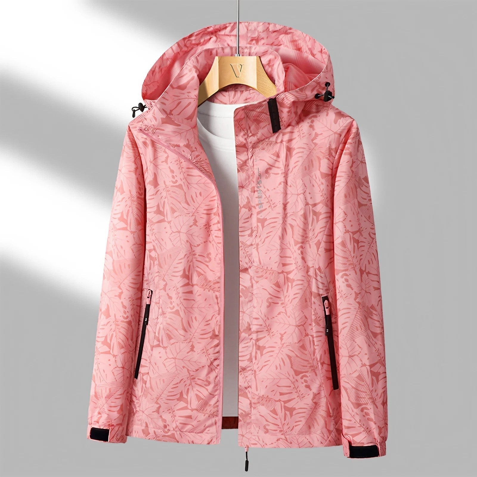 Sanne Printed Outdoor Jacket with Hood 9