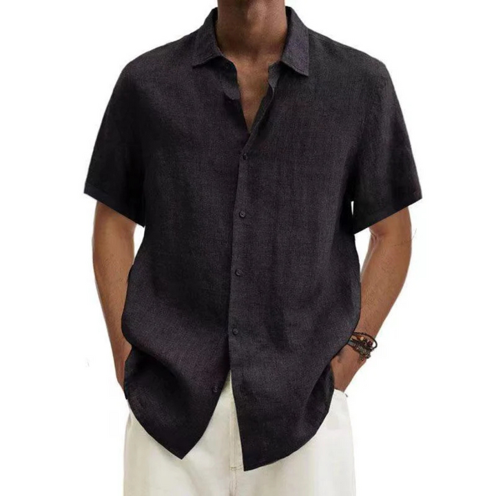 Short-sleeved, casual button-down shirt for men | Summer 1