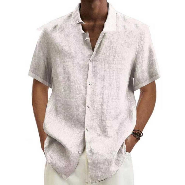 Short-sleeved, casual button-down shirt for men | Summer 6