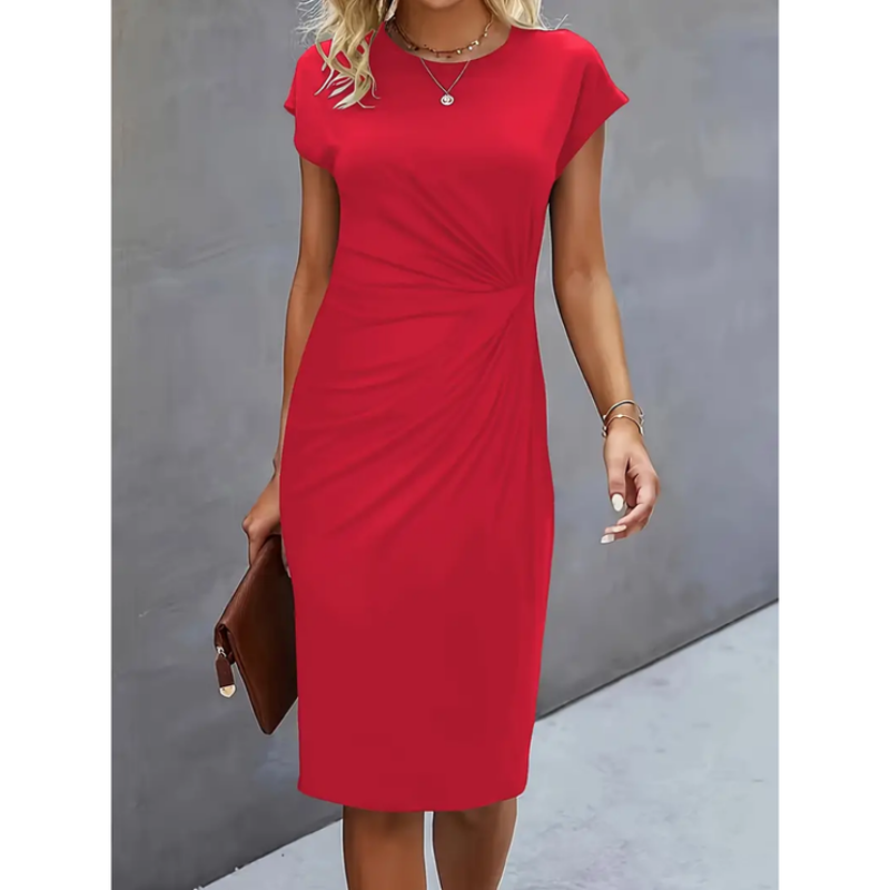 Short Sleeve Formal Dress For Women | Midi 6