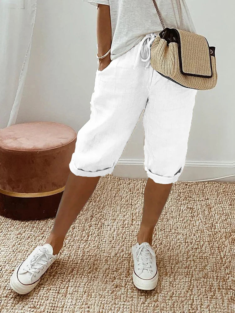 Short trousers with cord for women | Summer 2