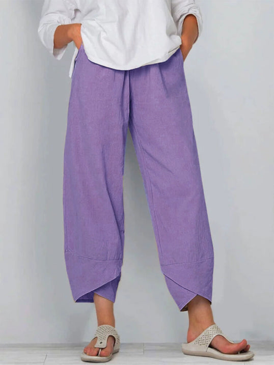 Slightly cropped trousers for women | Summer 1
