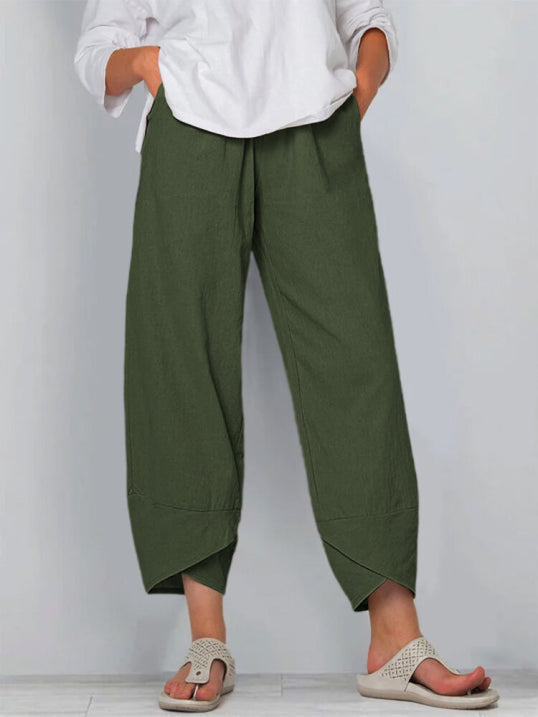 Slightly cropped trousers for women | Summer 2
