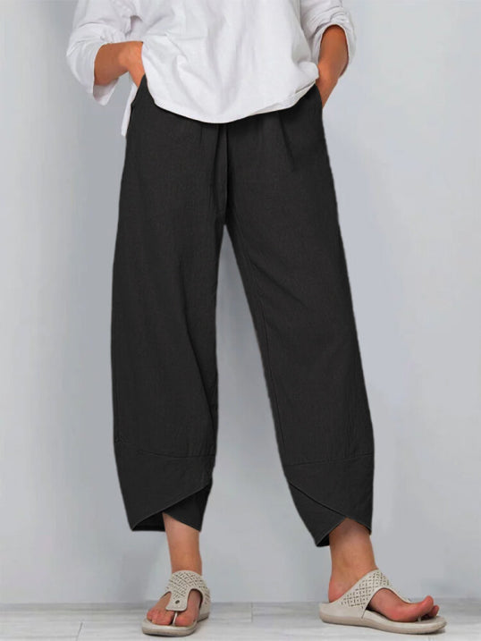 Slightly cropped trousers for women | Summer 4