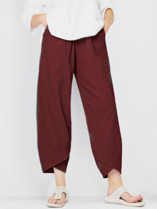 Slightly cropped trousers for women | Summer 5
