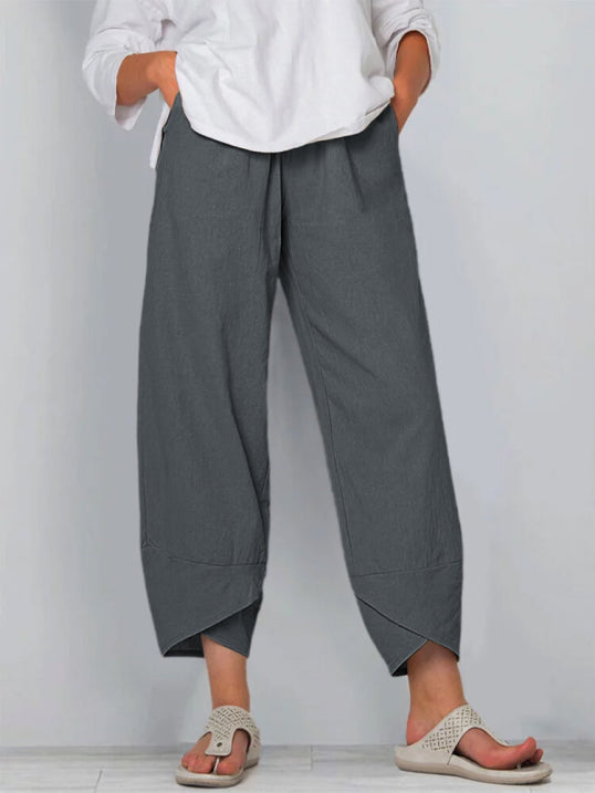 Slightly cropped trousers for women | Summer 9