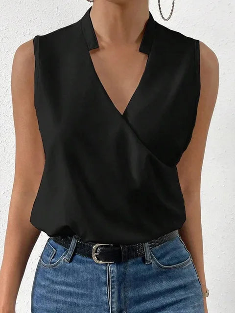 Soft summer top with V neckline for women | Casual 5