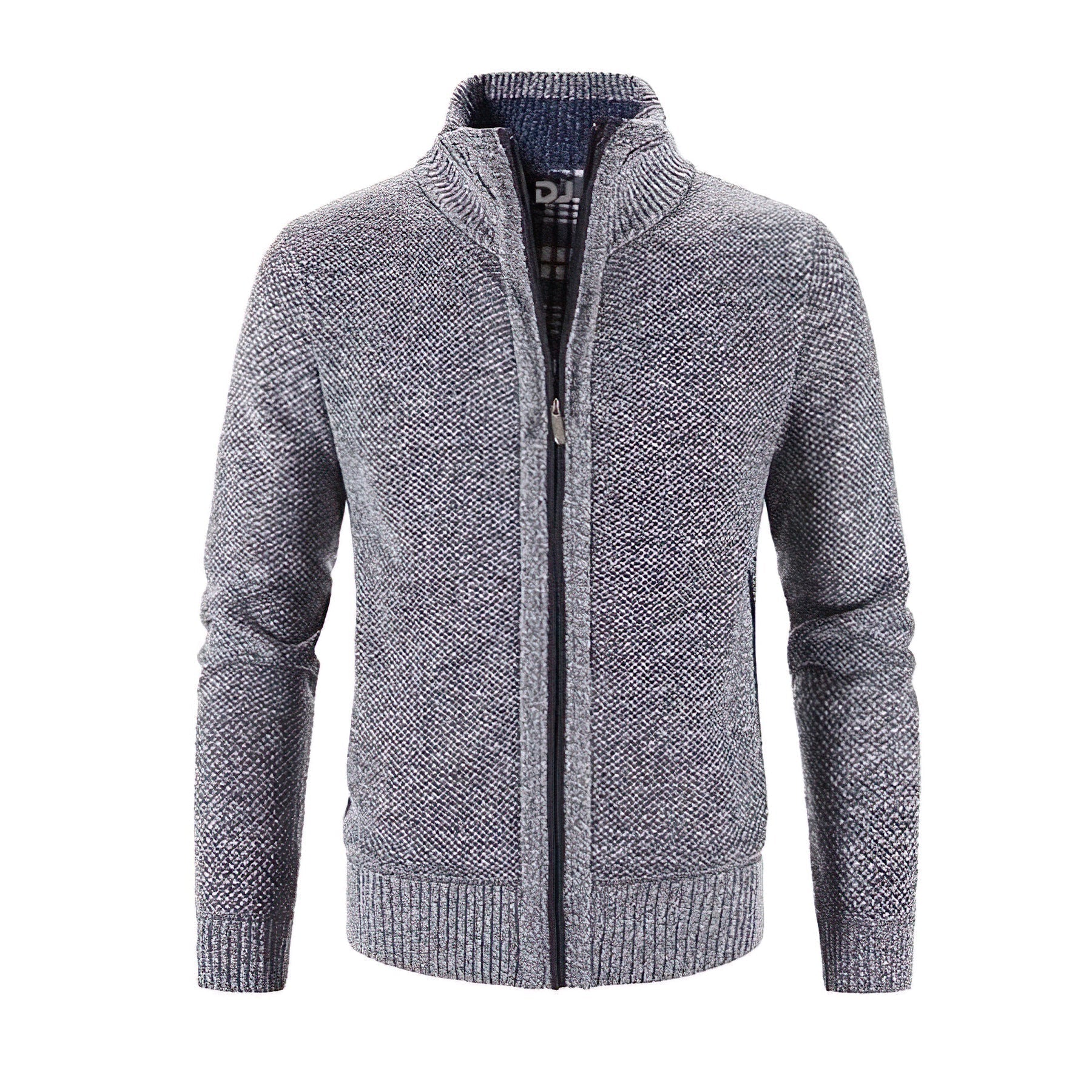 Stylish zip-up cardigan for men 0
