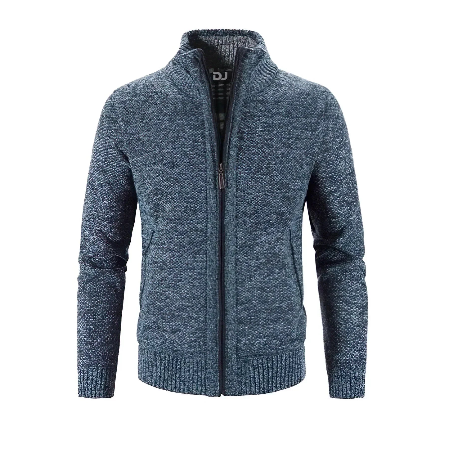 Stylish zip-up cardigan for men 2