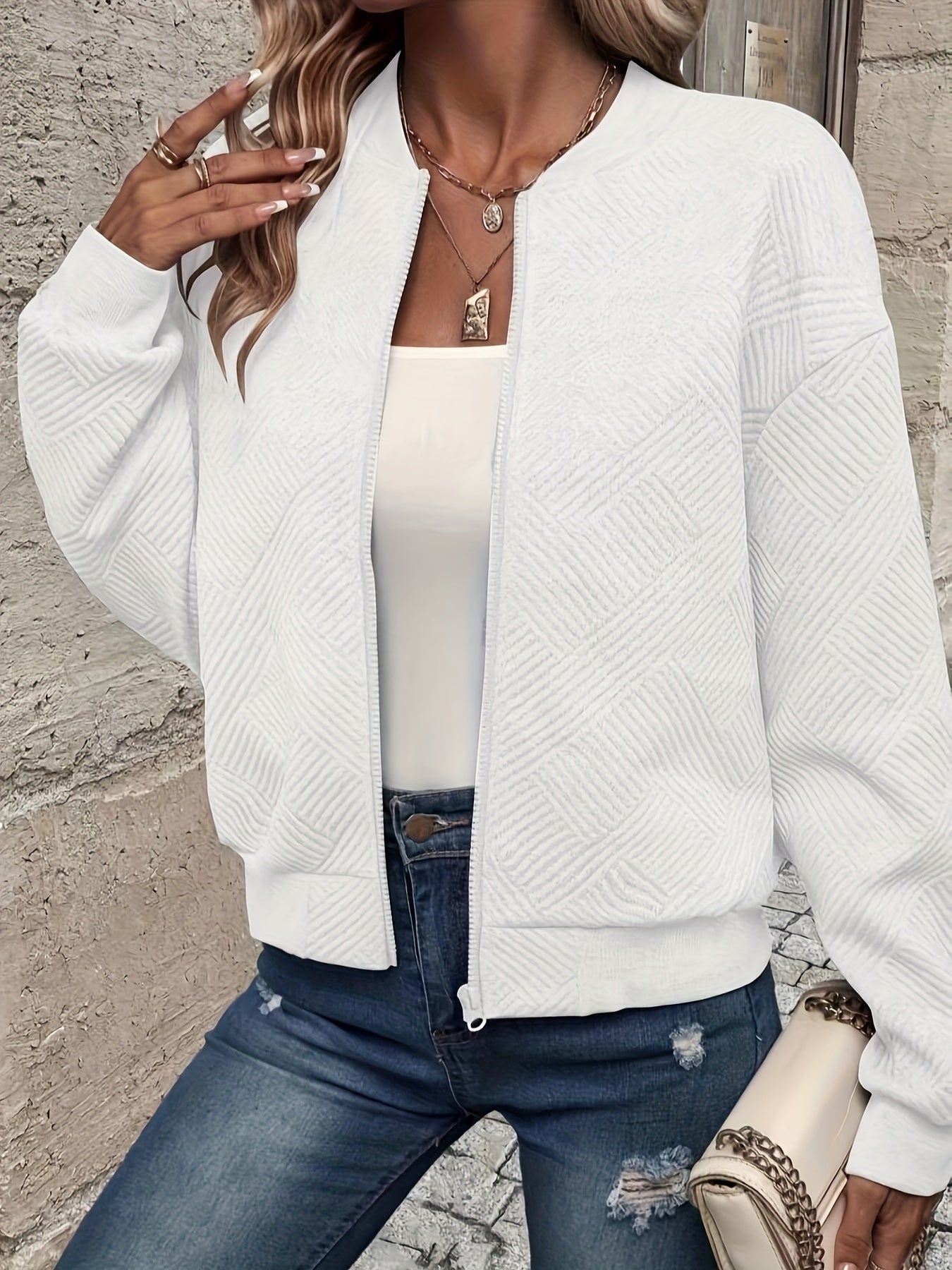 Stylish zip-up jacket for women 6