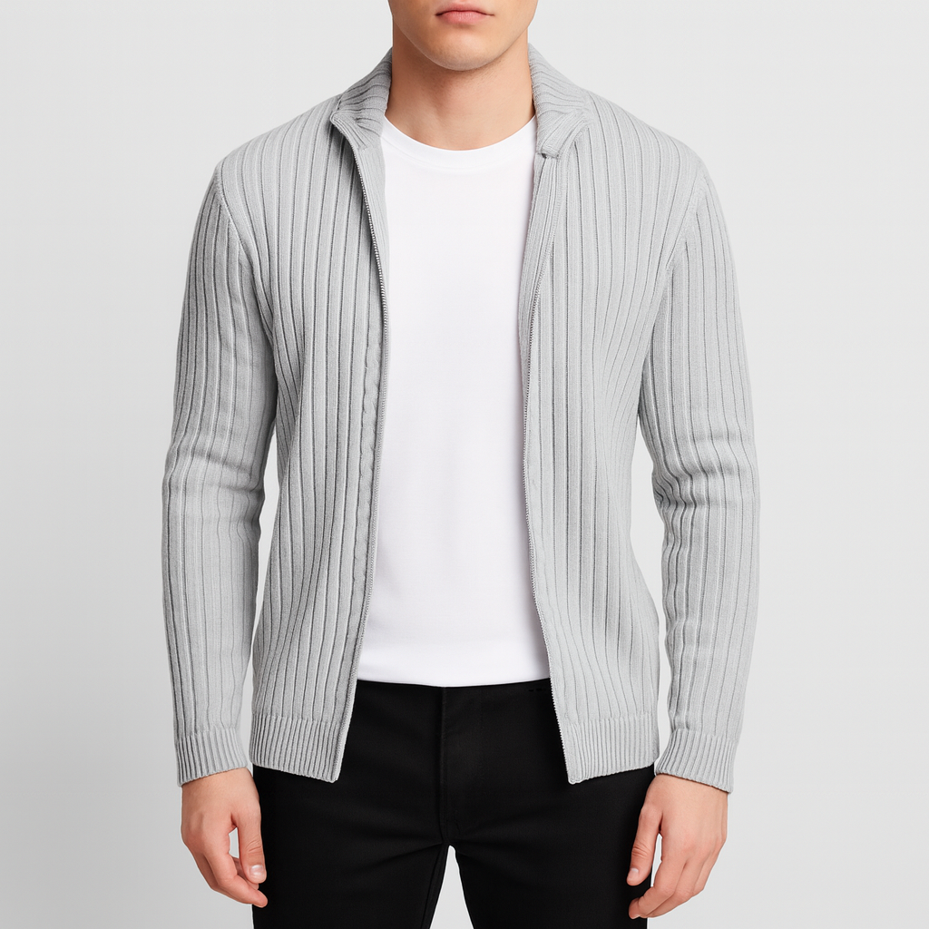 THRUSTYLE | Knit Zip Cardigan 0