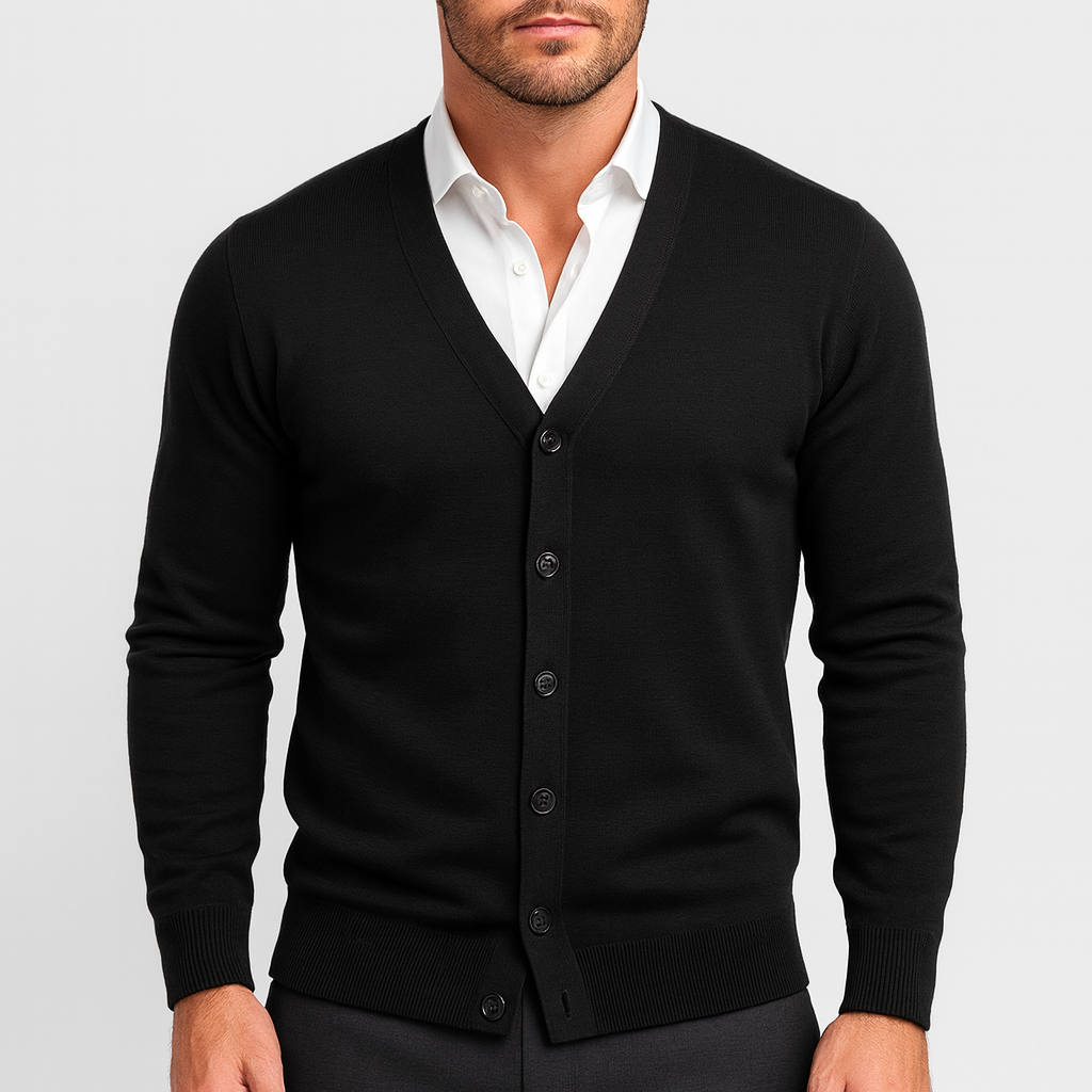THRUSTYLE | V-Neck Cardigan 4