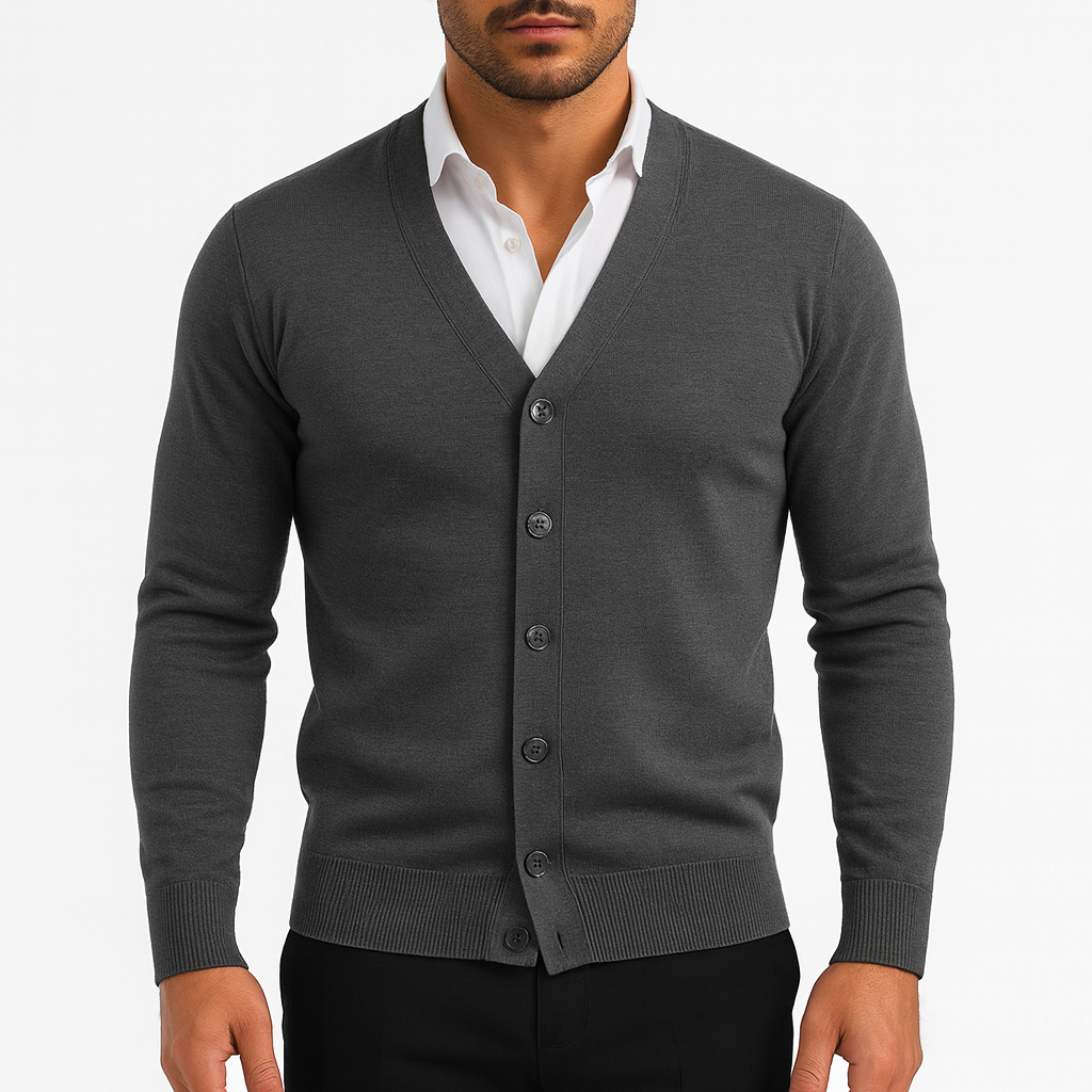THRUSTYLE | V-Neck Cardigan 5