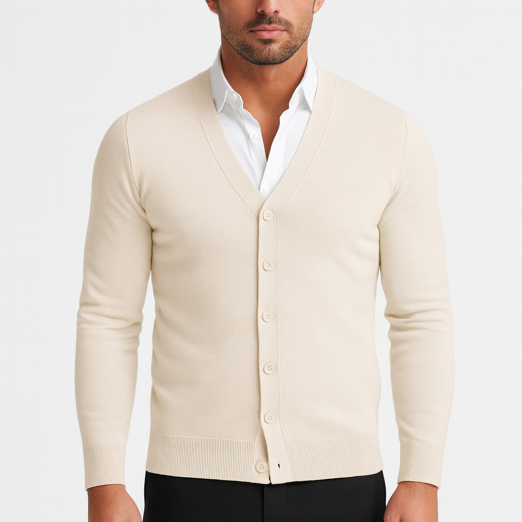 THRUSTYLE | V-Neck Cardigan 7