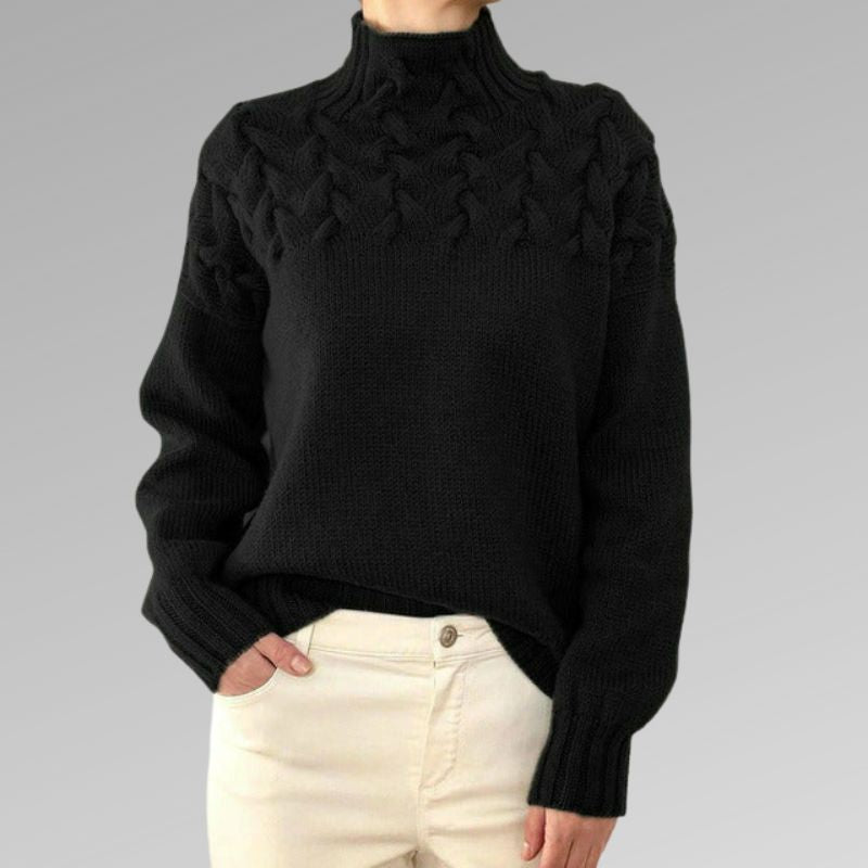 Turtleneck sweater modern and cozy for women Winter 2025 5