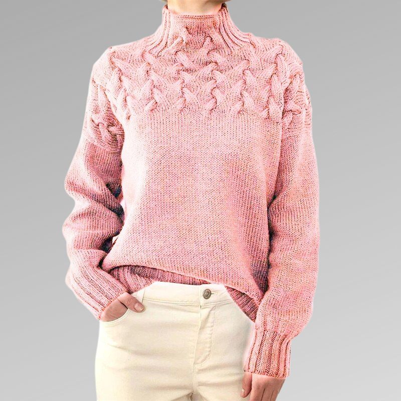 Turtleneck sweater modern and cozy for women Winter 2025 6