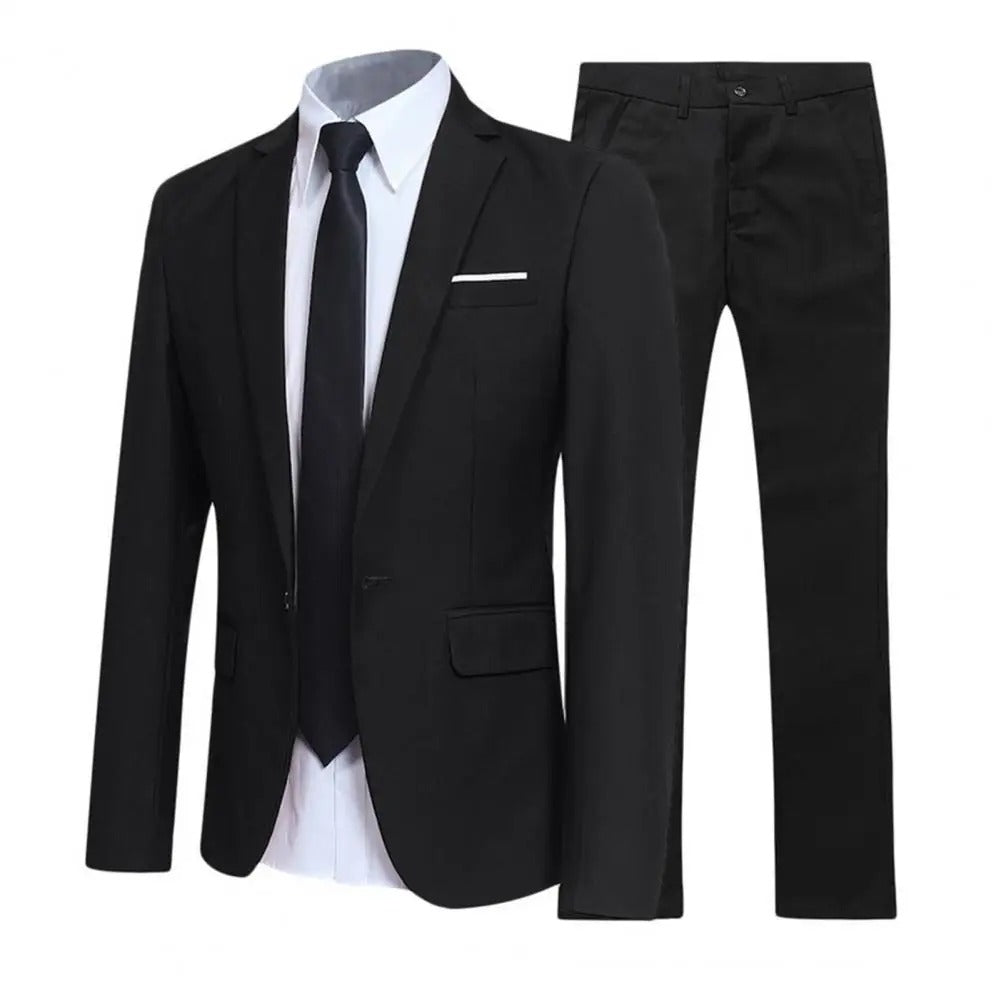 Two-piece Formal Wedding Guest Suit For Men | Elegant 0