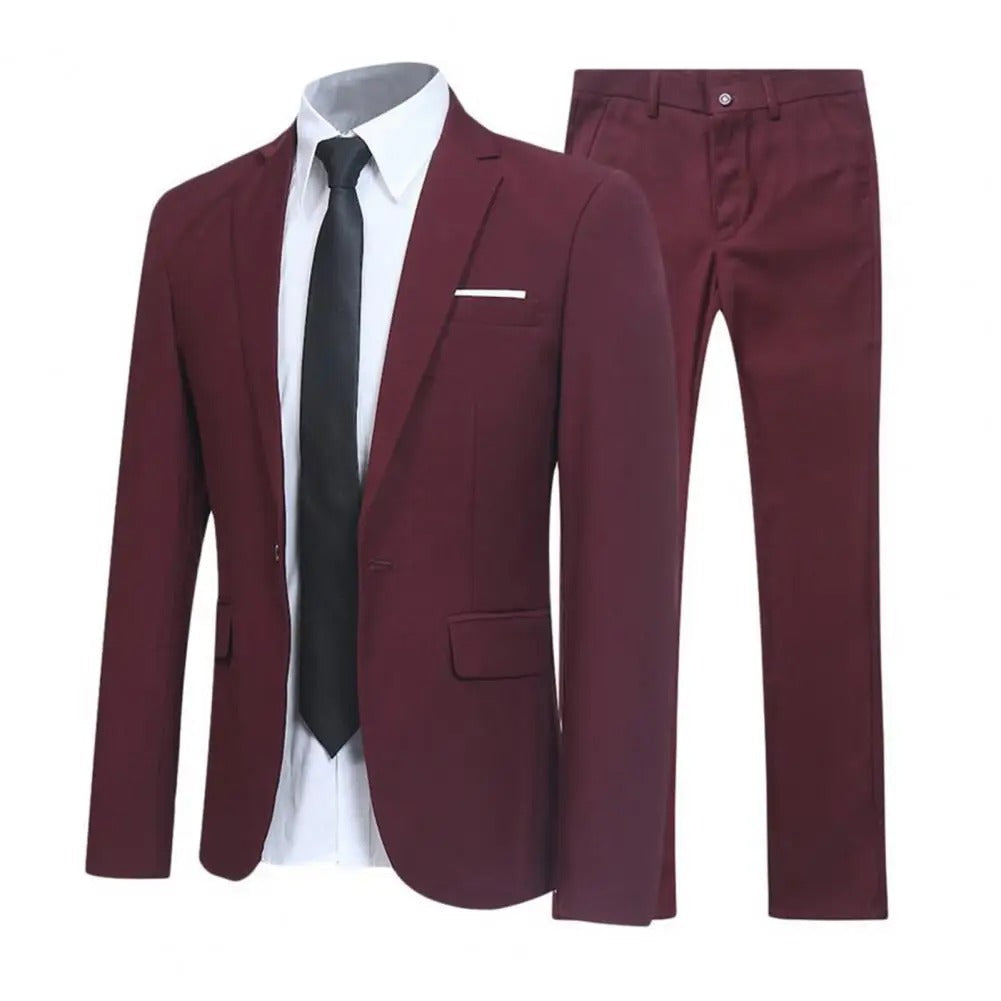 Two-piece Formal Wedding Guest Suit For Men | Elegant 1