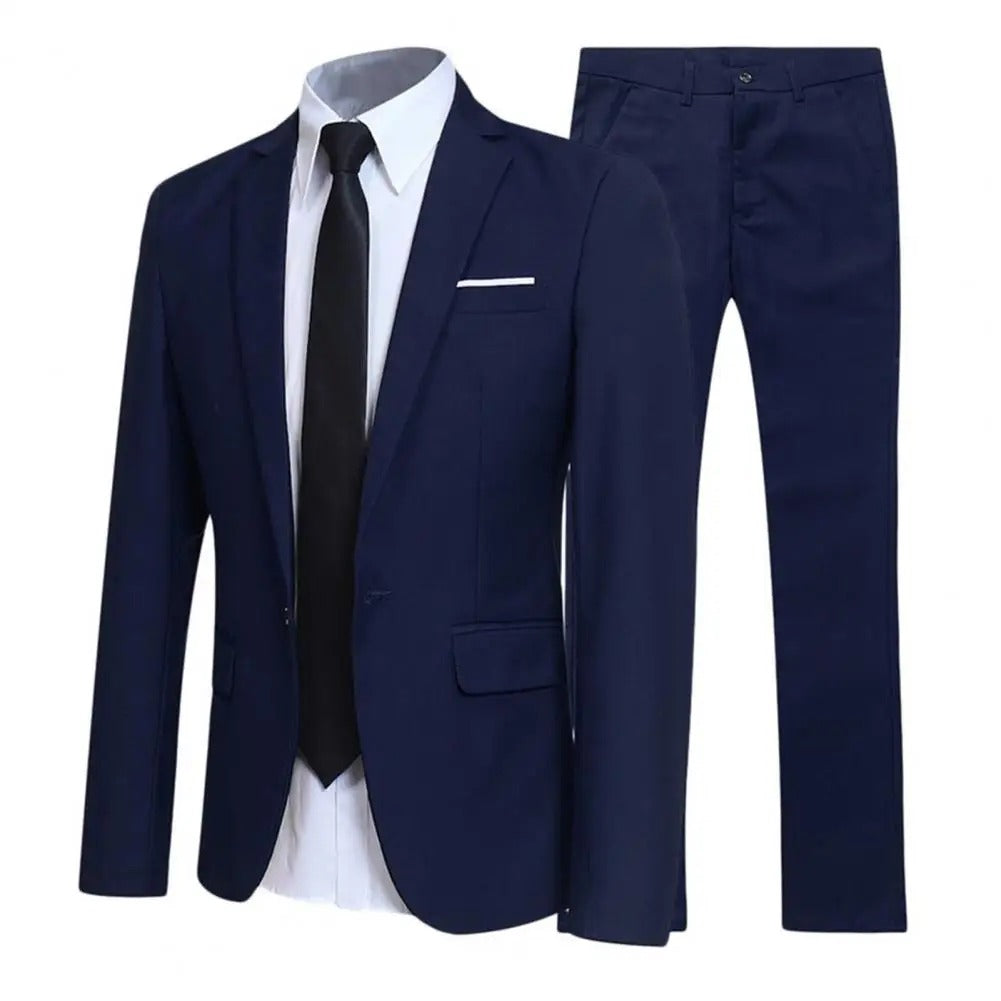 Two-piece Formal Wedding Guest Suit For Men | Elegant 2