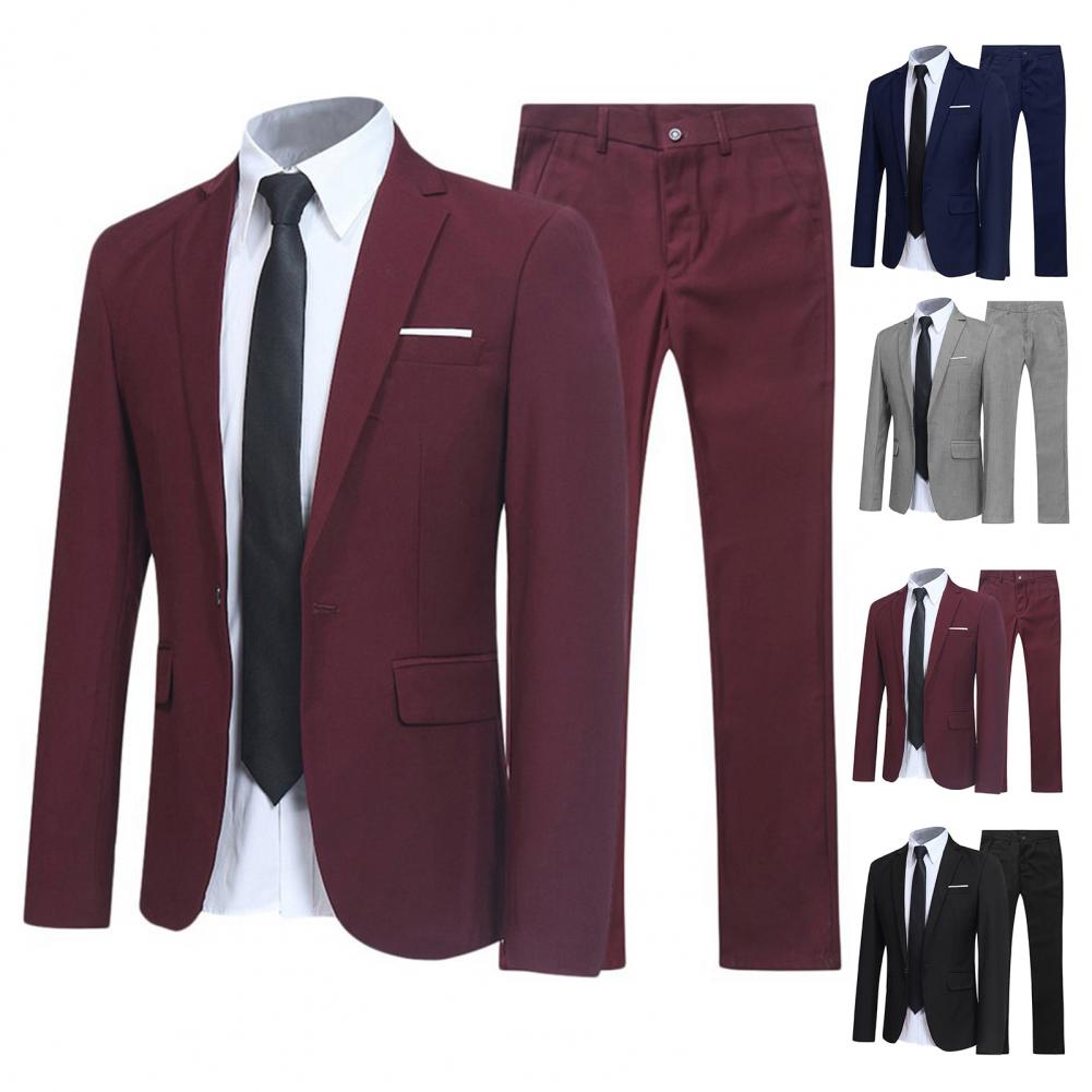 Two-piece Formal Wedding Guest Suit For Men | Elegant 5