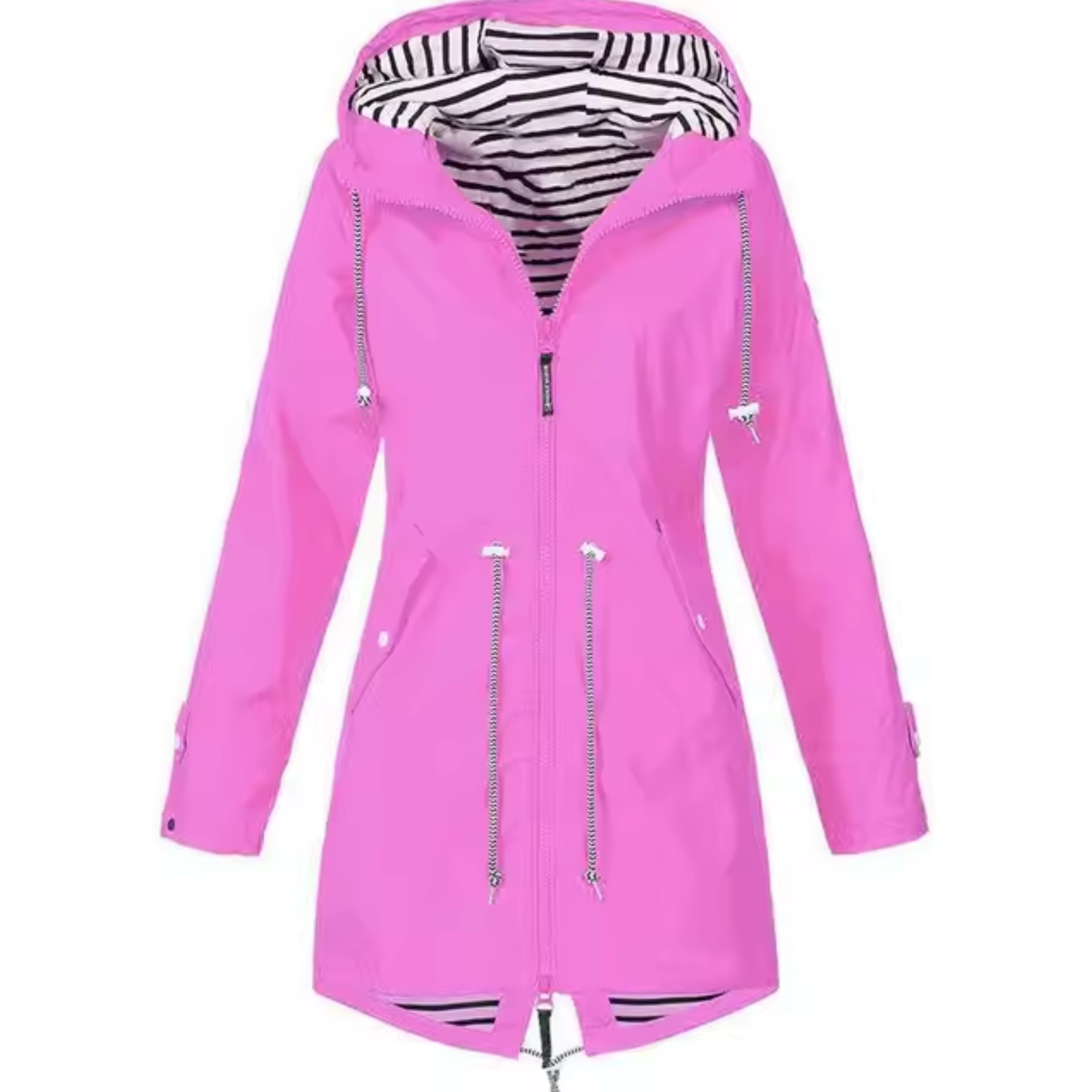 Waterproof Hooded Rain Jacket for Women 2