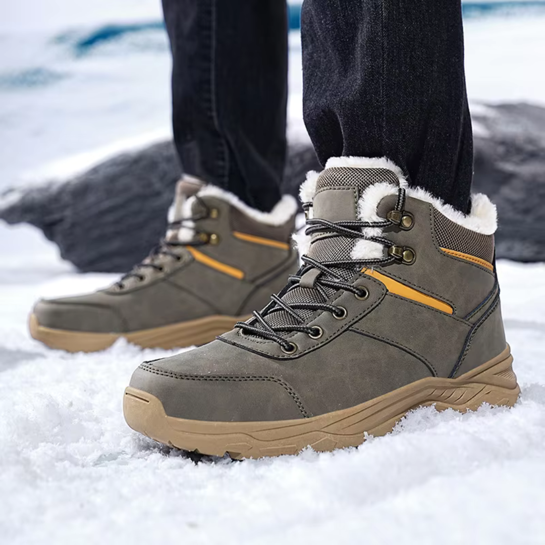 Winter men's hiking shoes - Plush lined - Waterproof 3