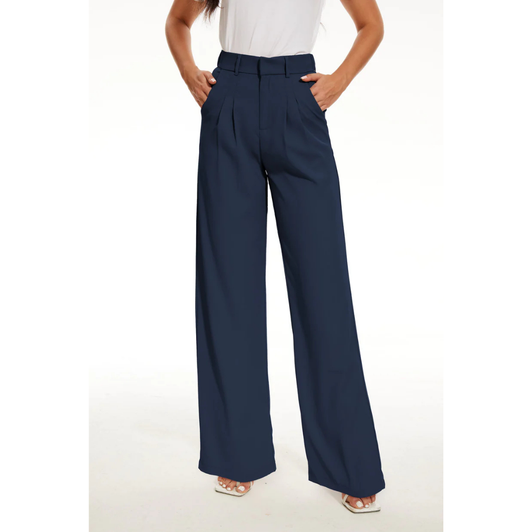 Women's Casual High-Waisted Wide Leg Pants 1