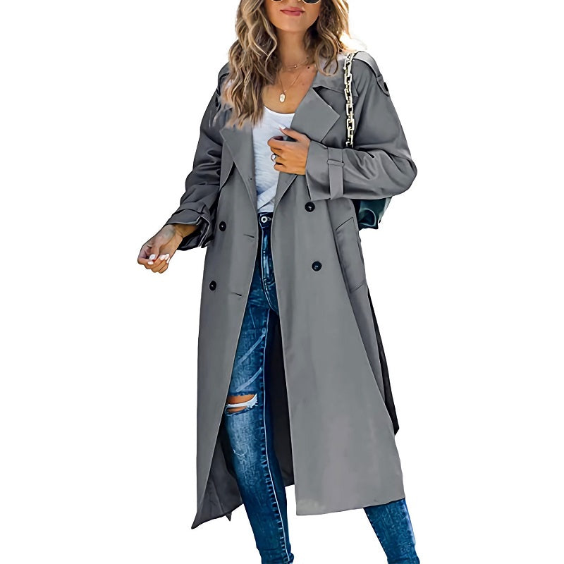 Zara - Women's Trench Coat Long 4