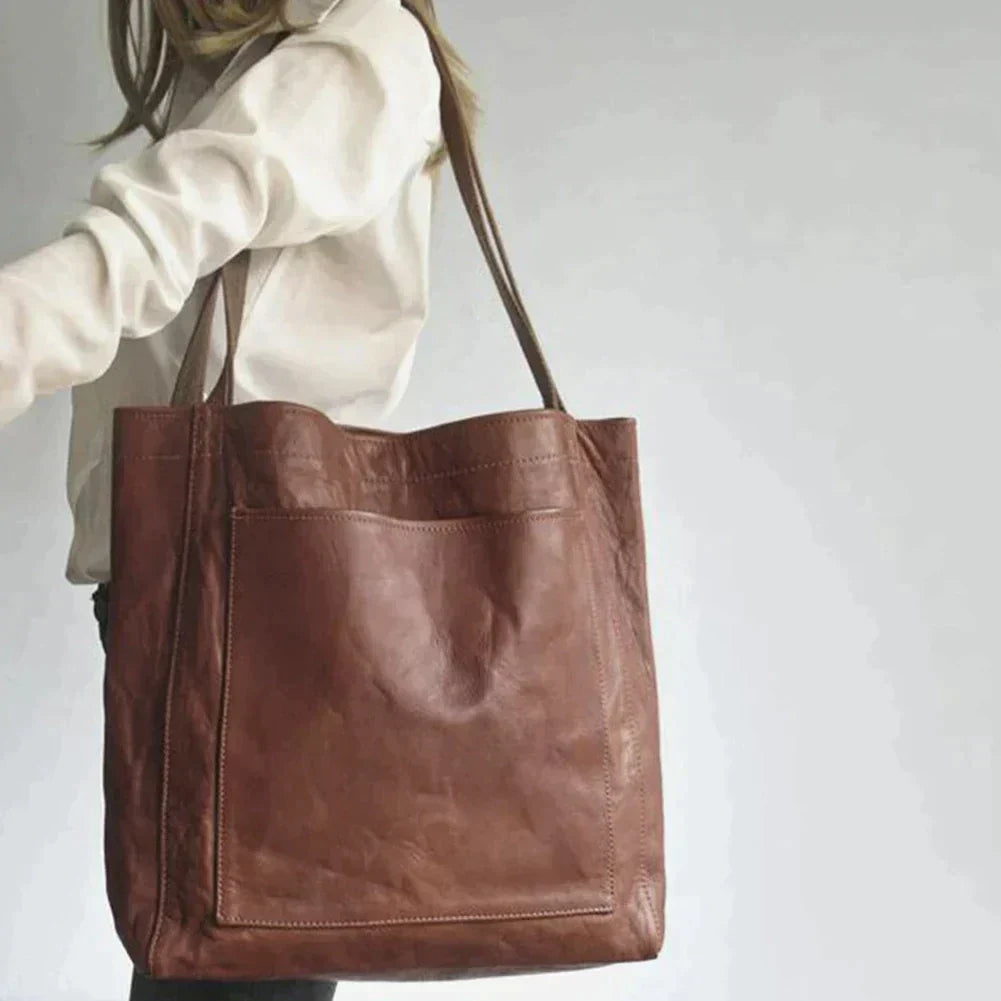 Handbag | Elegant Vegan Leather Design with Ample Storage Space-3