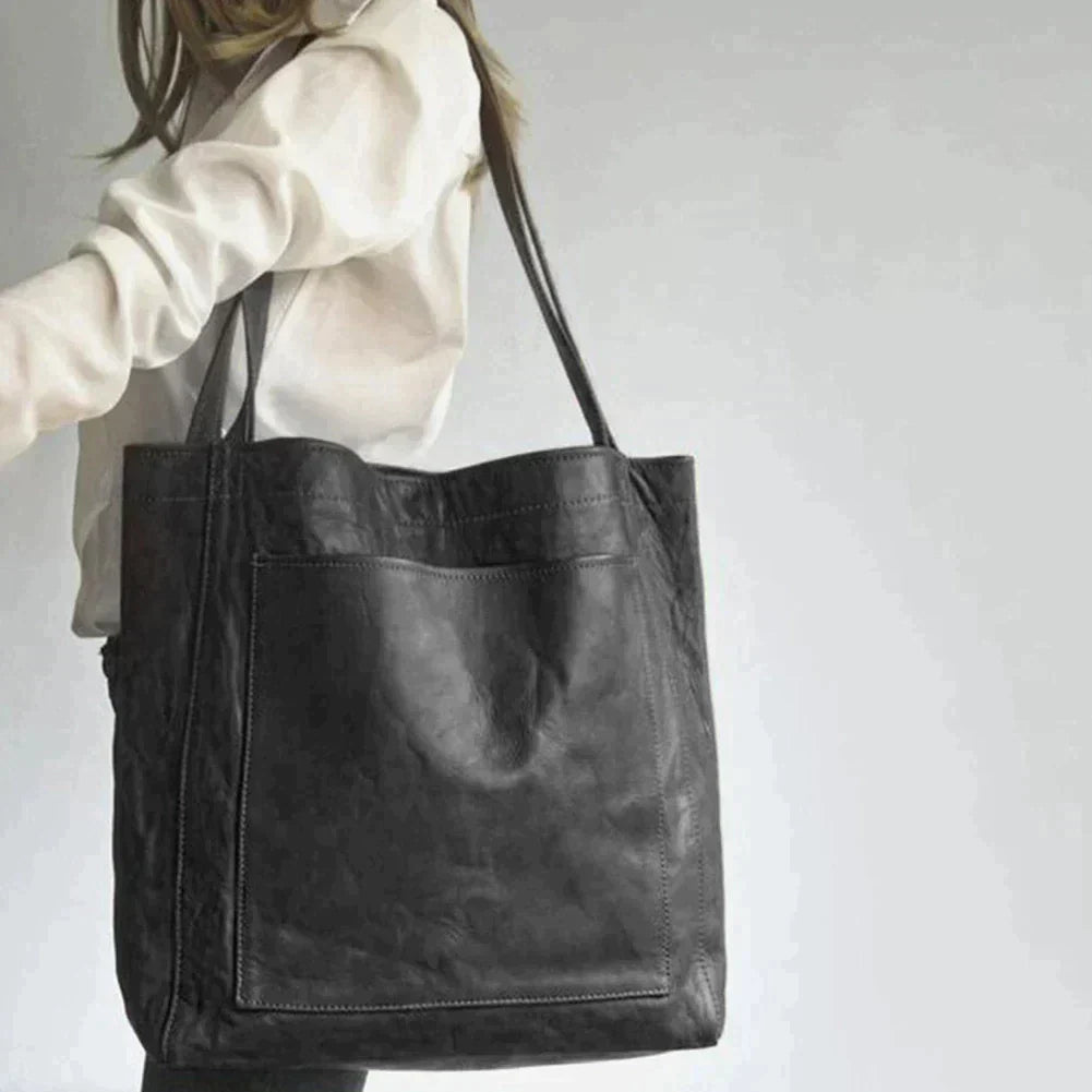 Handbag | Elegant Vegan Leather Design with Ample Storage Space-4