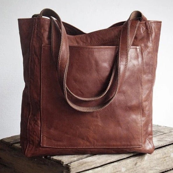 Handbag | Elegant Vegan Leather Design with Ample Storage Space-5