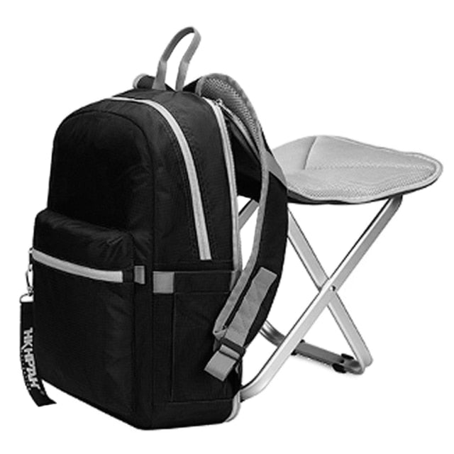 Variant image for Unisex Camping Backpack with Foldable Stool | Durable & Water-Repellent-5