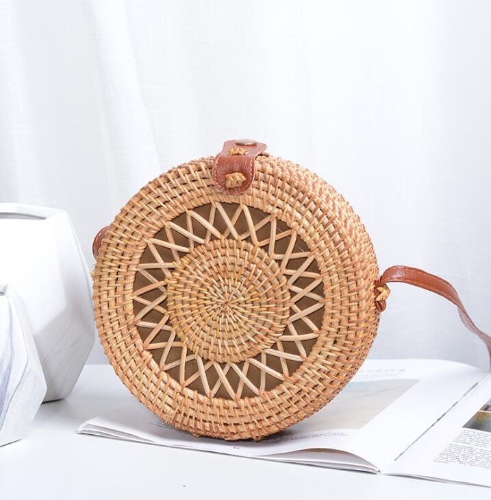 Women's Rattan Messenger Bag | Stylish Handbag 1
